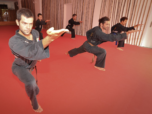 A arte marcial, que estreia agora em Portugal, ajuda à concentração e dispensa o incentivo à competição Foto: DR