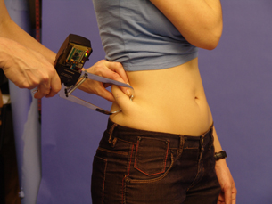 Lipocalibrador permite medir gordura corporal de modo não invasivo Foto: FEUP