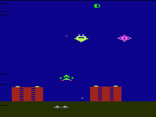 Air Raid foi lançado em 1982 para a Atari 2600 Foto: DR