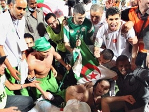 Argélia celebrou a qualificação para o Mundial Foto: FIFA