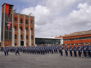 A equipa do Batalhão Sapadores de Bombeiros do Porto é constituída por 227 elementos. Foto: Susana Sousa