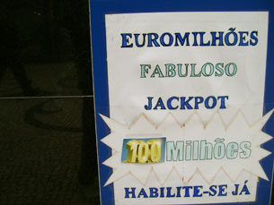 Os portugueses são quem mais aposta no Euromilhões Foto: JPN