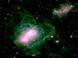 A galáxia I Z w18 é a mais estudada pelos astrofísicos Foto: CAUP