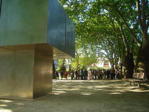 Nove esculturas de grandes dimensões rondam a reitoria da UP Fotos: Pedro Rios