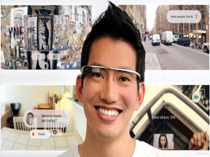 Os Project Glass são o novo projeto da Google apresentado em vídeo Foto: DR