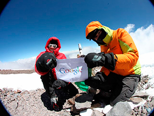 A equipa da Google incluiu algumas das montanhas mais altas do planeta terra no Google Maps Foto: DR