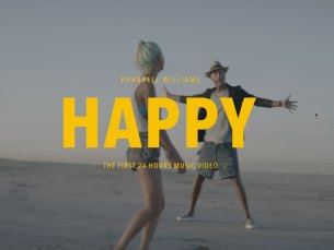 Happy é inovador, na medida em que se trata do primeiro vídeo musical com 24 horas Foto: DR