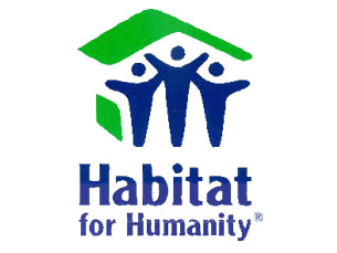 O símbolo da Habitat for Humanity Internacional DR