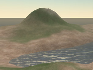 Primeira imagem da ilha que será ocupada pelos edifícios virtuais da UA Foto: DR