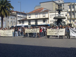 Estudantes da UP manifestaram