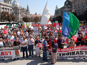 A greve de 27 de junho de 2013 fica marcada como uma das mais participadas na história recente Foto: Arquivo JPN