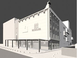 Projecto da nova fachada do Teatro Municipal Foto: DR / Afaconsult