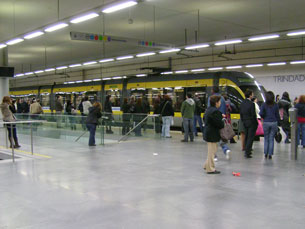 Em 2009, o Metro do Porto recebeu uma procura superior ao ano anterior Foto: Isabel Silva