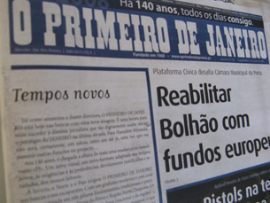 O Primeiro de Janeiro apostou em aumentar a tiragem em mais dez mil exemplares do que antes Foto: Tiago Dias