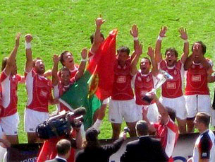 Portugal conquistou o sexto título europeu, em Hannover Foto: Hannover Sevens