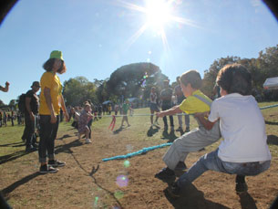 As atividades para as crianças vão ser uma constante, na Festa do Outono 2014 de Serralves Foto: João P. Fernandes