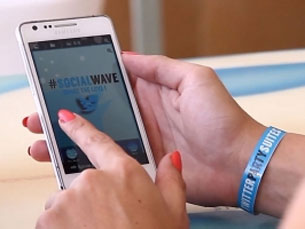 Esta iniciativa do hotel Sol Wave House acabou por gerar uma comunidade virtual: a #SocialWave Foto: DR