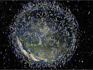 Fragmentos viajam a cerca de 36.000 quilómetros por hora à volta da Terra Foto: Flickr