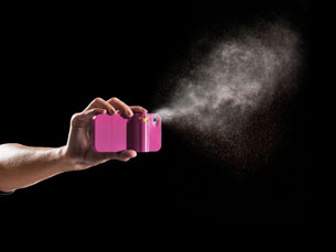 A Spraytect pode ser um elemento importante na prevenção de assaltos ou outros crimes Foto: DR
