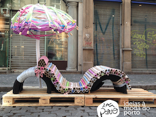 A iniciativa ocupa quatro zonas da cidade do Porto e dura até 27 de setembro Foto: Ideias à Moda do Porto