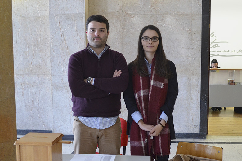 Pedro Azevedo e Ana Almeida acreditam que deveria haver "um esforço, não só da parte dos estudantes para conhecerem melhor os órgãos que estão na UP, mas também da parte dos próprios órgãos para conseguirem chegar aos alunos".