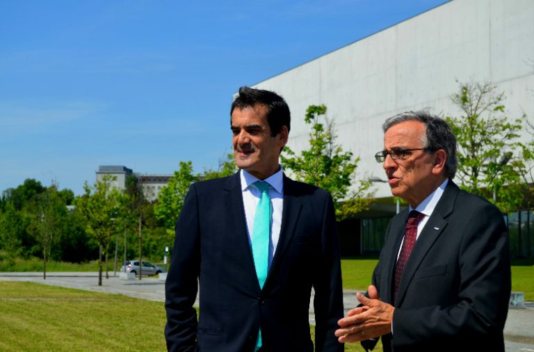 Presidente da Câmara Municipal do Porto com o Reitor da Universidade do Porto