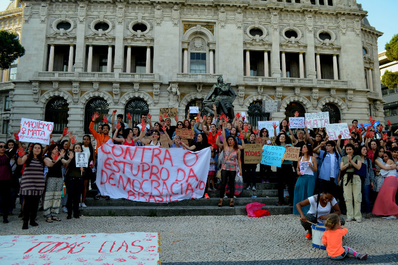 A manifestação "Por Todas Elas", que decorreu na quarta-feira, tinha o objetivo de lutar contra a violência sexual