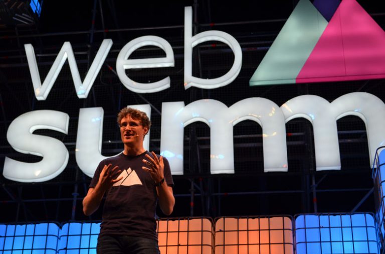 Paddy Cosgrave, a cara da organização da Web summit, que passou por Lisboa entre 7 e 10 de novembro.