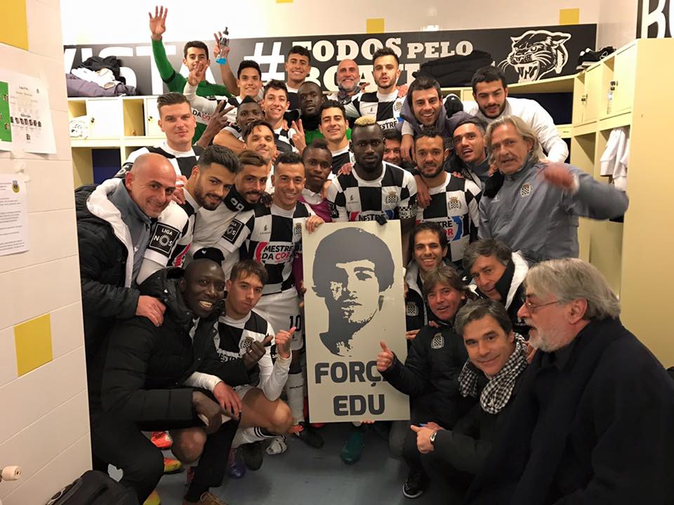 No rescaldo da vitória em Arouca, o Boavista juntou-se para deixar uma mensagem de apoio ao jovem Edu Ferreira, que enfrenta uma doença oncológica.