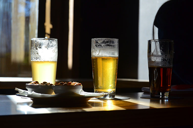 80% da cerveja vendida na Letraria é de origem portuguesa.