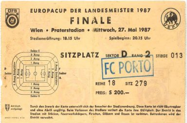 Bilhete Final 1987