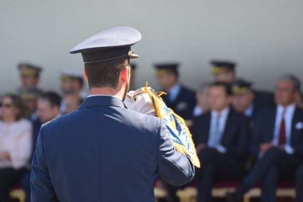 Os toques militares foram uma constante ao longo da cerimónia.
