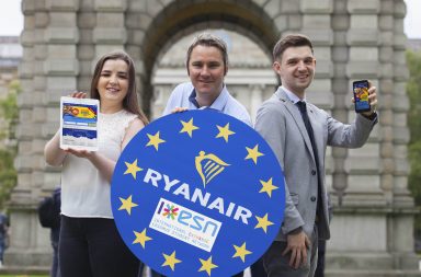 Apresentação da parceira da Ryanair com a ESN em Dublin, na Irlanda.