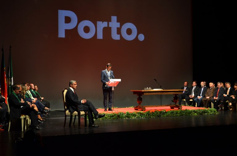 O discurso de Rui Moreira fechou a tomada de posso dos novos órgãos autárquicos do Porto.