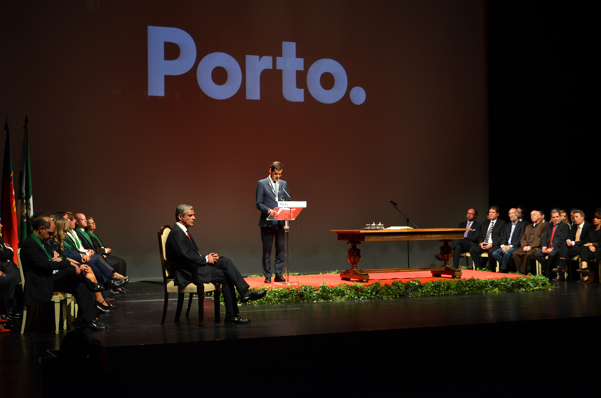 O discurso de Rui Moreira fechou a tomada de posso dos novos órgãos autárquicos do Porto.