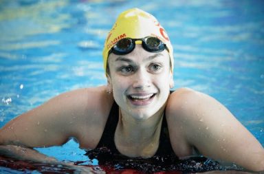 Ana Catarina Monteiro conseguiu os mínimos para o Mundial de piscina curta e superou o recorde nacional, em piscina longa, que pertencia a Sara Oliveira, desde Pequim 2008.