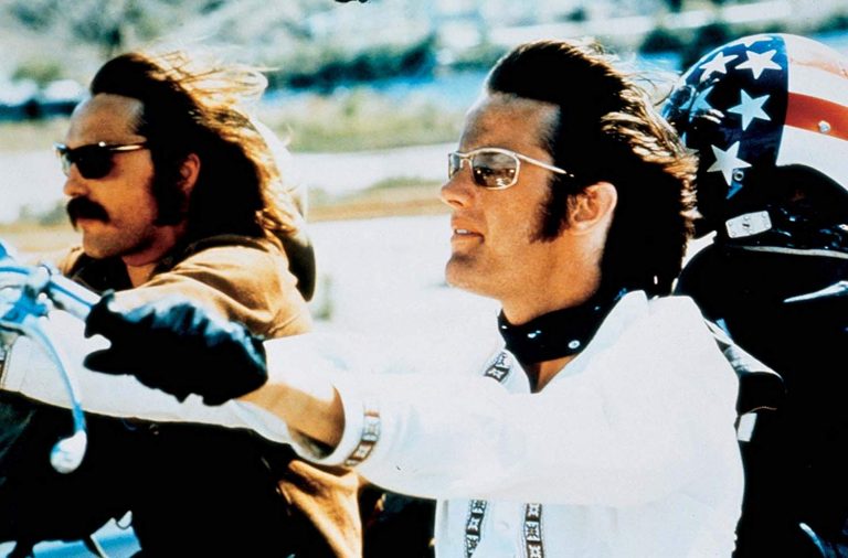 Dennis Hopper e Peter Fonda em "Easy Rider", de 1969.