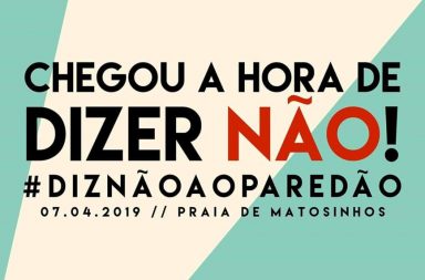 O movimento "Diz Não ao Paredão" contesta o prolongamento do quebra-mar no Porto de Leixões.