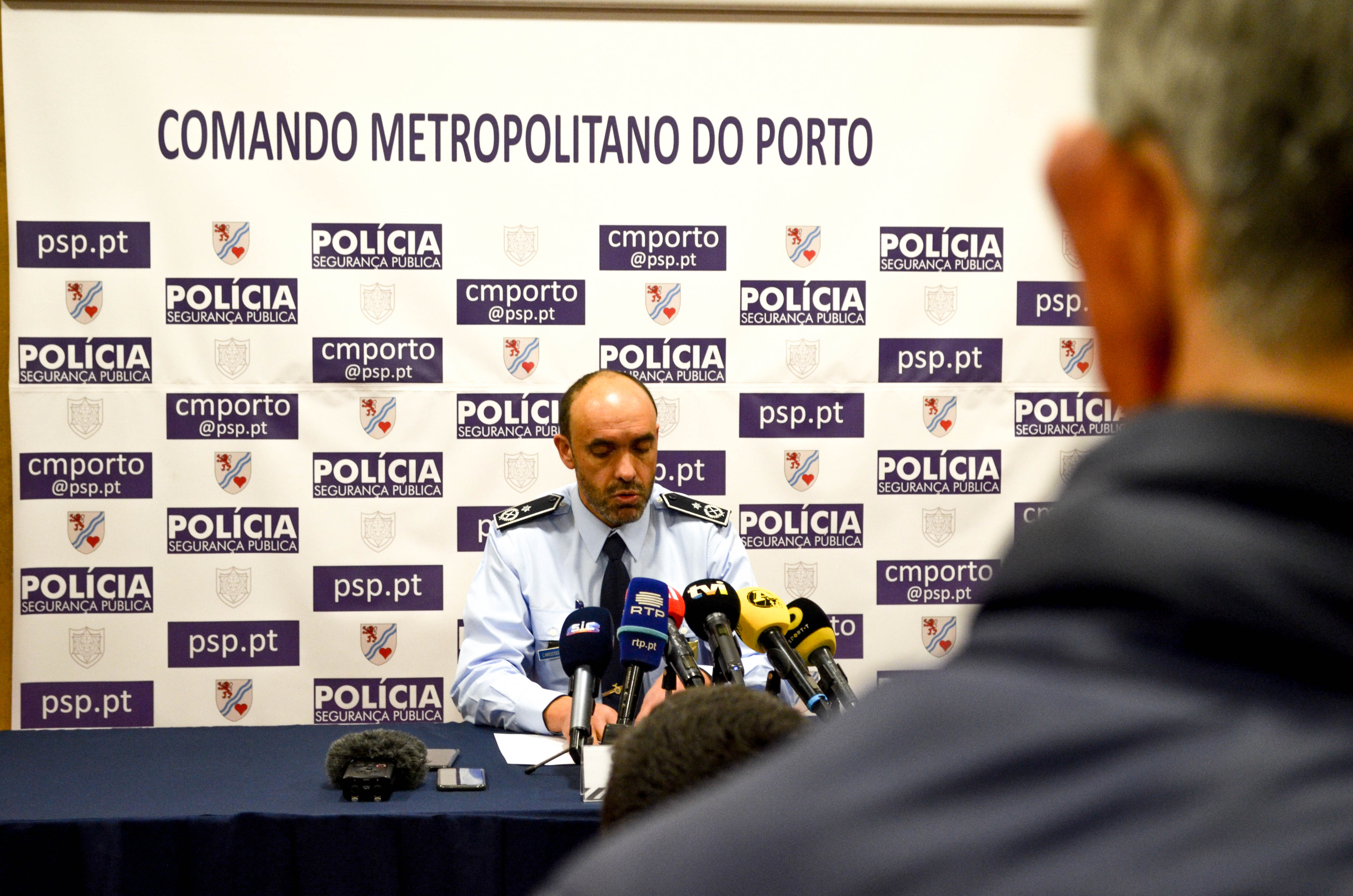 Operação de segurança da PSP para o jogo FC Porto-AS Roma foi apresentada esta manhã.