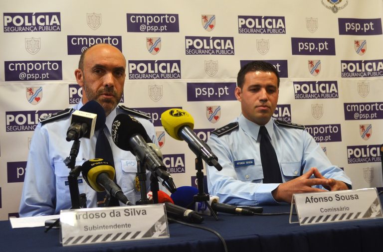 A operação de segurança da PSP foi esta manhã apresentada no Comando Metropolitano do Porto.